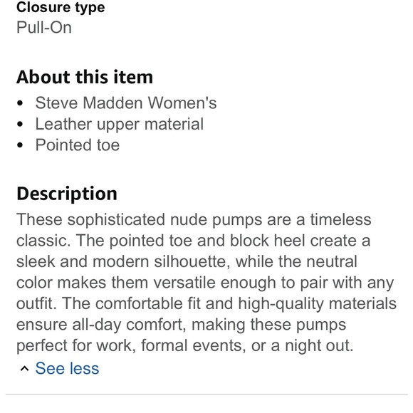 Elegant Black Women's Pumps Yorke - Picture 6 of 7